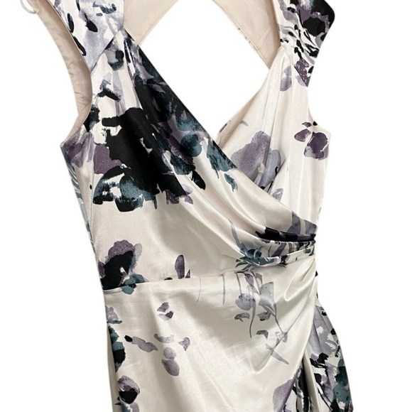 NWOT Maggy London Elegant Floral Print Dress - Picture 14 of 15